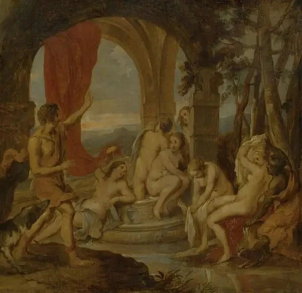 Diane et Actéon - David Teniers le Jeune image 1 copie peinte à la main à l’huile