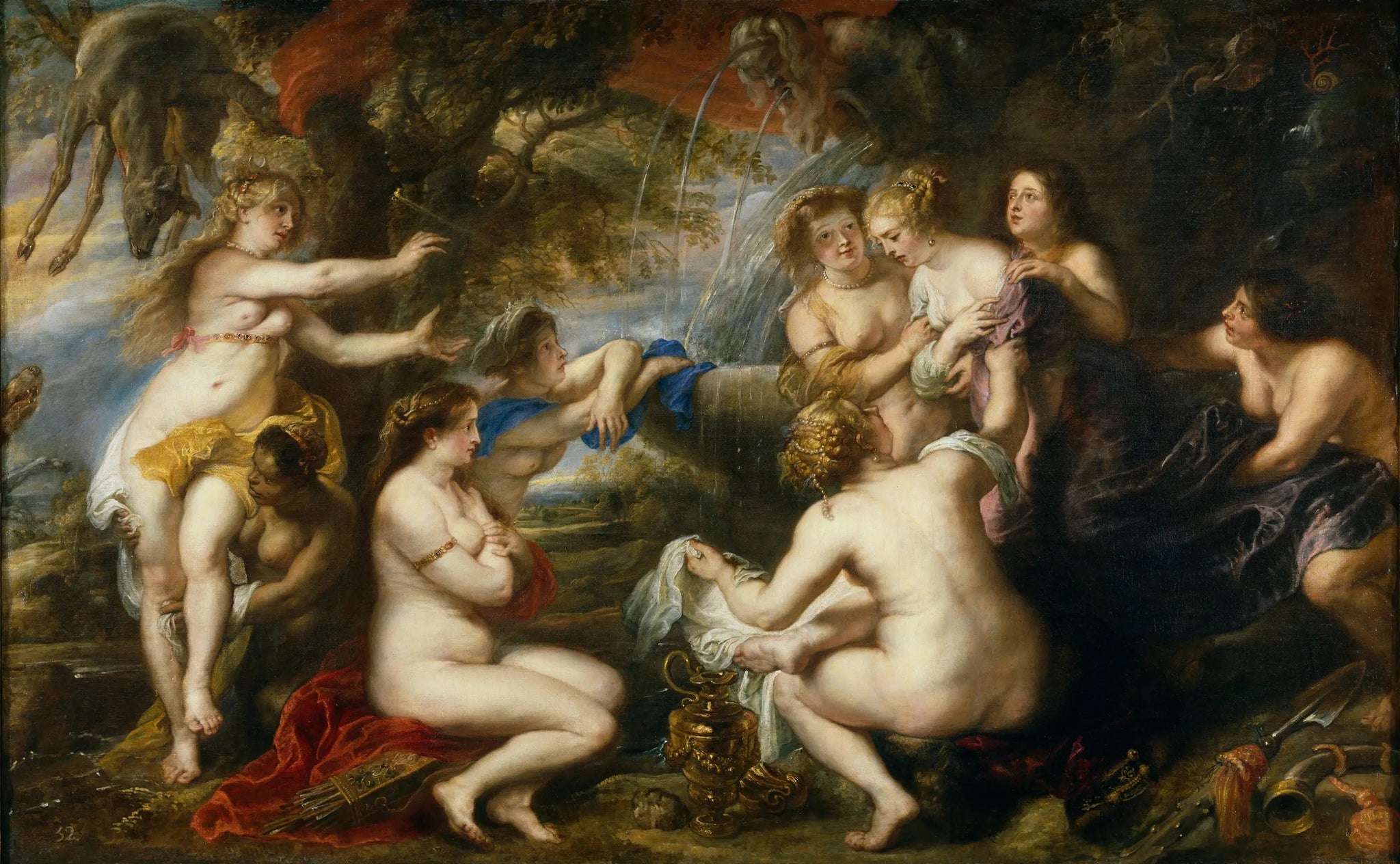 Diane et Callisto - Peter Paul Rubens image 1 reproduction de peinture à l’huile