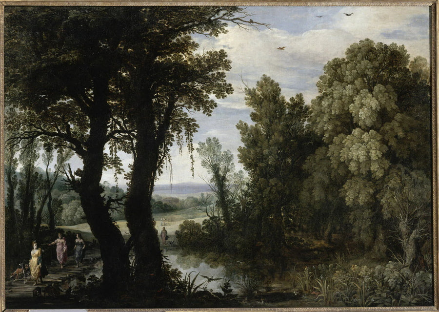 Diane et ses nymphes allant à la chasse - Paul Bril