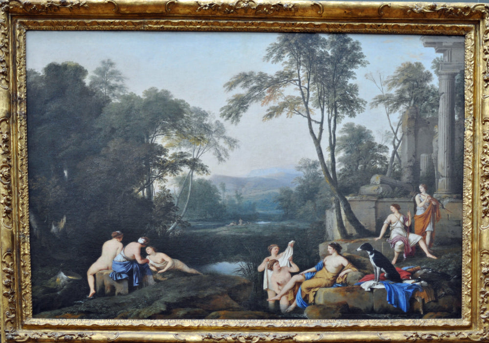 Diane et ses nymphes dans un paysage - Laurent de La Hyre