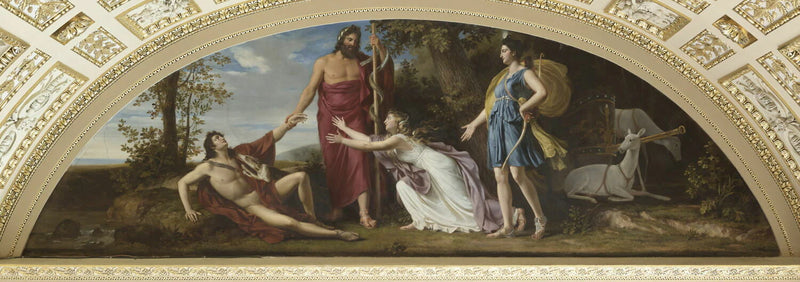 Diane rendant à Aricie Hippolyte ressuscité par Esculape - Léonor Mérimée