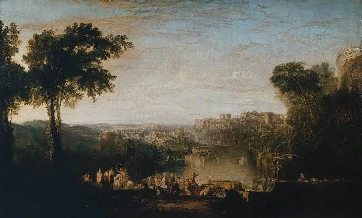 Dido and Aeneas - J. M. W. Turner image 1 copie de tableau peinte à la main
