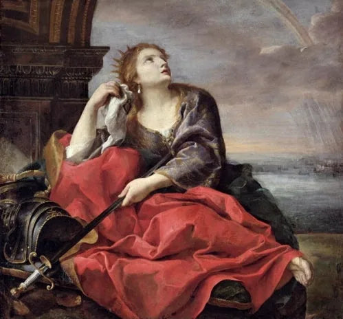 Didon abandonné - Andrea Sacchi image 1 reproduction artisanale de tableau