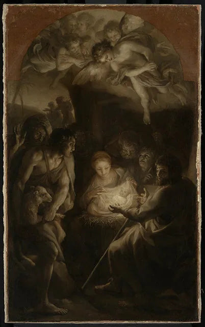 Die Anbetung der Hirten - Anton Raphael Mengs image 1 reproduction de peinture à l’huile