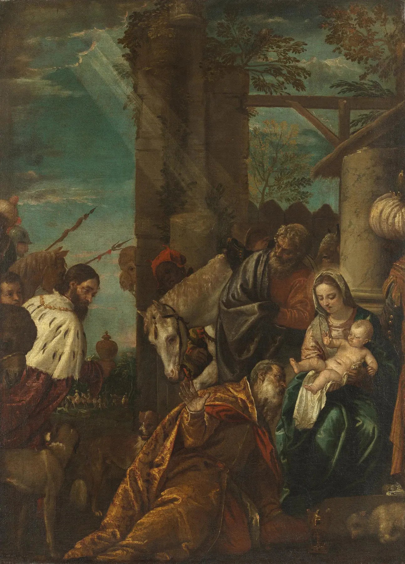 Die Anbetung der Könige - Paul Véronèse image 1 reproduction artisanale de tableau