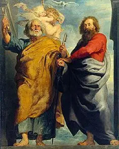 Die Apostel Petrus und Paulus - Peter Paul Rubens