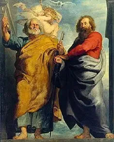 Die Apostel Petrus und Paulus - Peter Paul Rubens image 1 reproduction réalisée par Alpha Reproduction