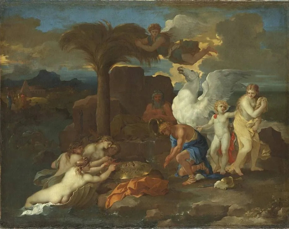 Die Befreiung der Andromeda - Sébastien Bourdon image 1 reproduction artisanale de tableau