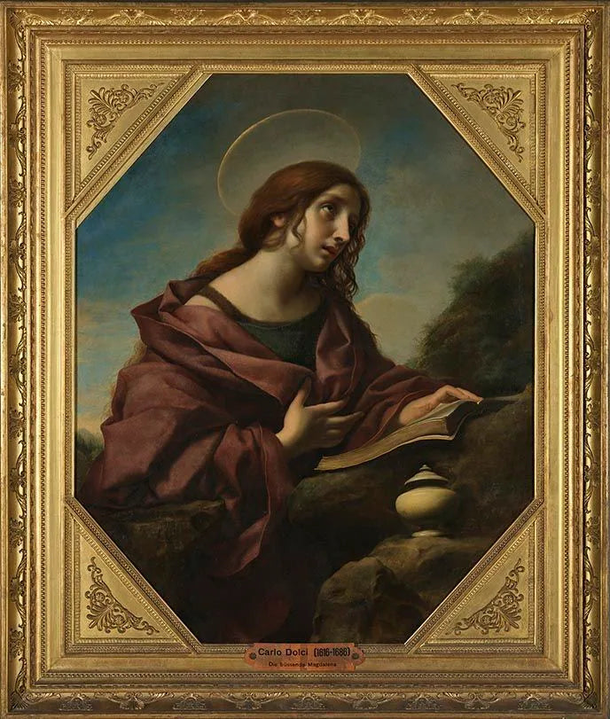 Die büßende Magdalena - Carlo Dolci image 1 tableau peint à l’huile sur toile