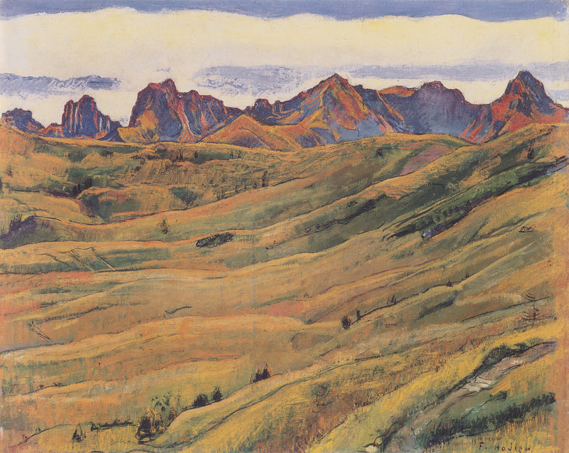 Die Gantrischkette - Ferdinand Hodler