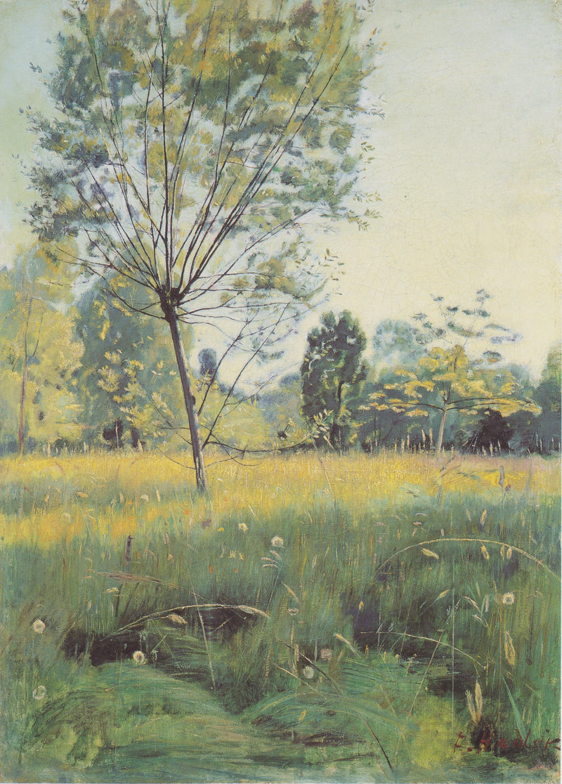 Die goldene Aue - Ferdinand Hodler