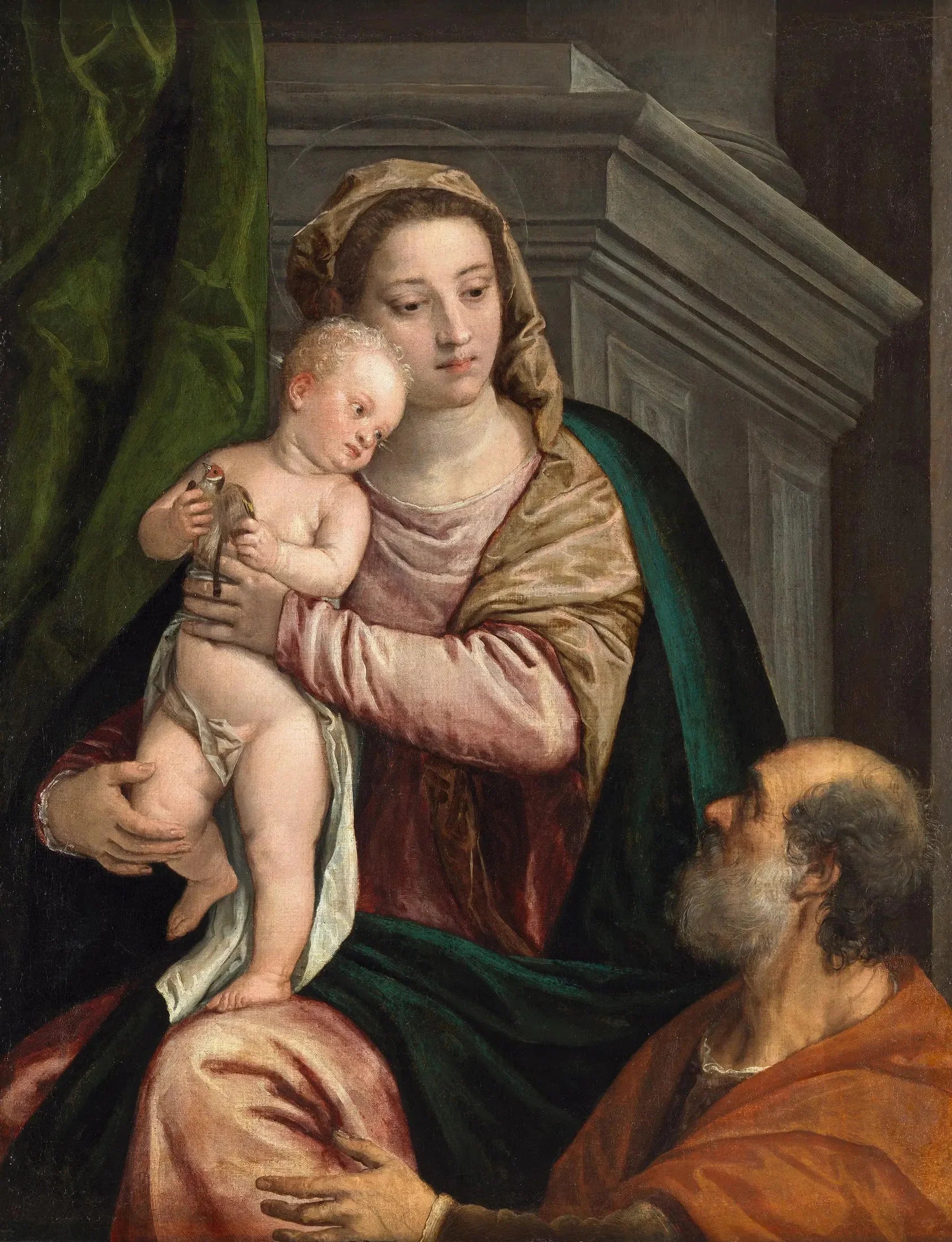 Die Heilige Familie - Paul Véronèse image 1 reproduction artisanale de tableau