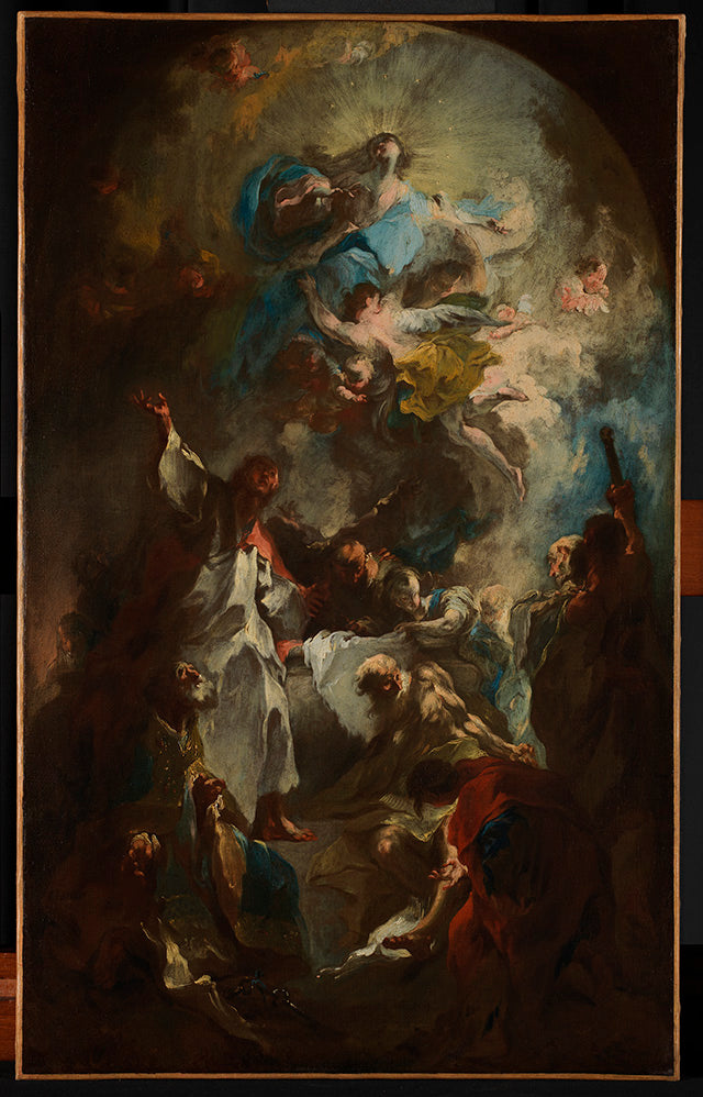 Die Himmelfahrt Mariens - Franz Anton Maulbertsch image 1 reproduction artisanale de tableau