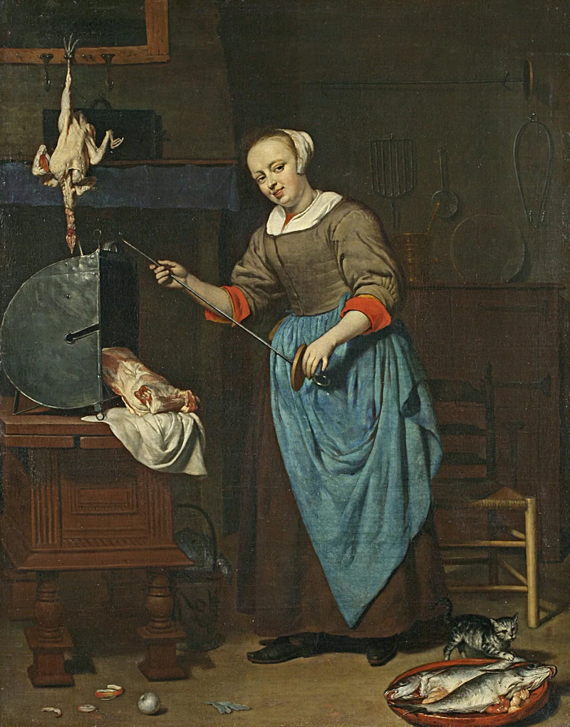 Die Köchin - Gabriel Metsu