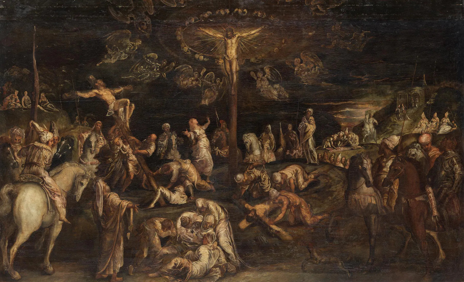 Die Kreuzigung Christi - Jacopo Tintoretto image 1 copie de tableau peinte à la main