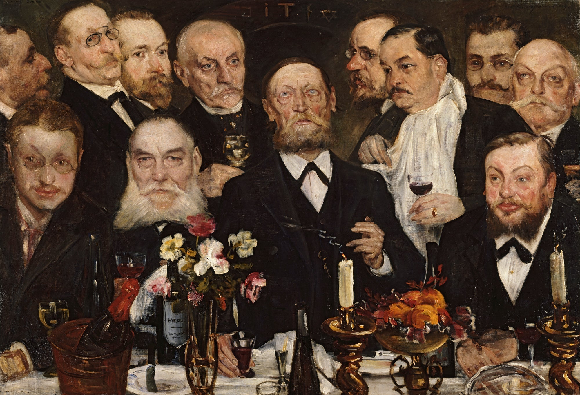 Die Logenbrüder - Lovis Corinth image 1 reproduction artisanale de tableau