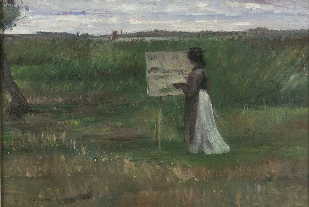 Die Malerin Charlotte Berend an der Staffelei - Lovis Corinth image 1 reproduction réalisée par Alpha Reproduction