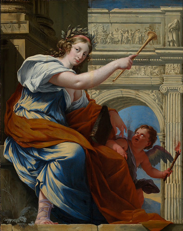 Die Muse Klio - Simon Vouet