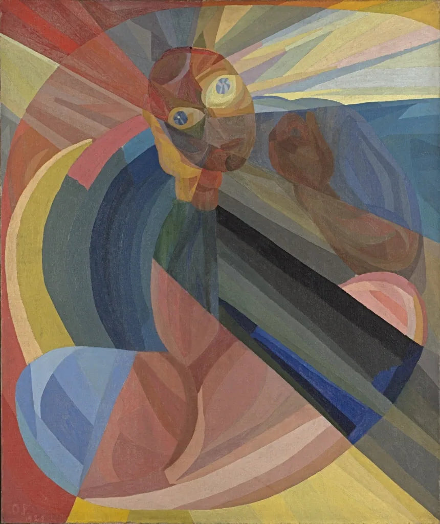 Die Mutter - Otto Freundlich image 1 copie de tableau peinte à la main
