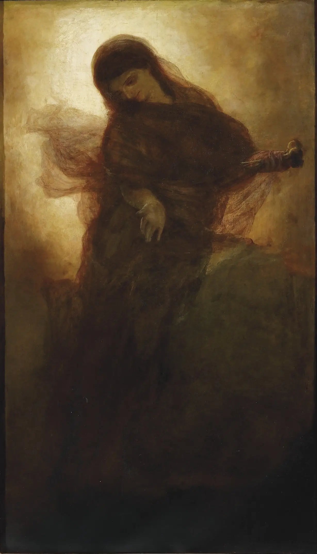 Die Nacht - Arnold Böcklin image 1 copie de tableau peinte à la main