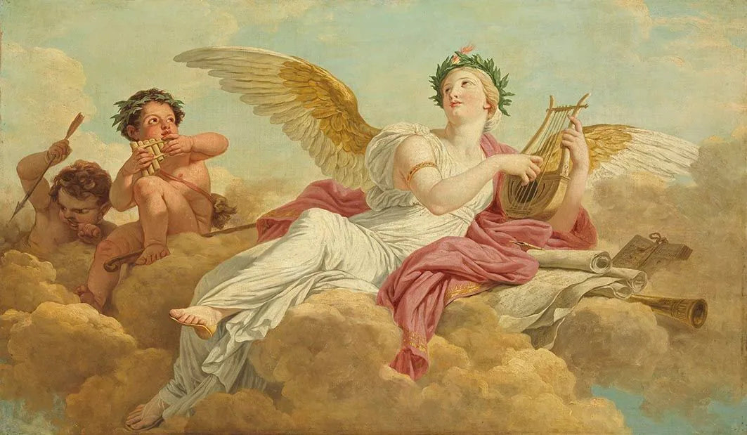 Die Poesie - François-André Vincent image 1 reproduction réalisée par Alpha Reproduction