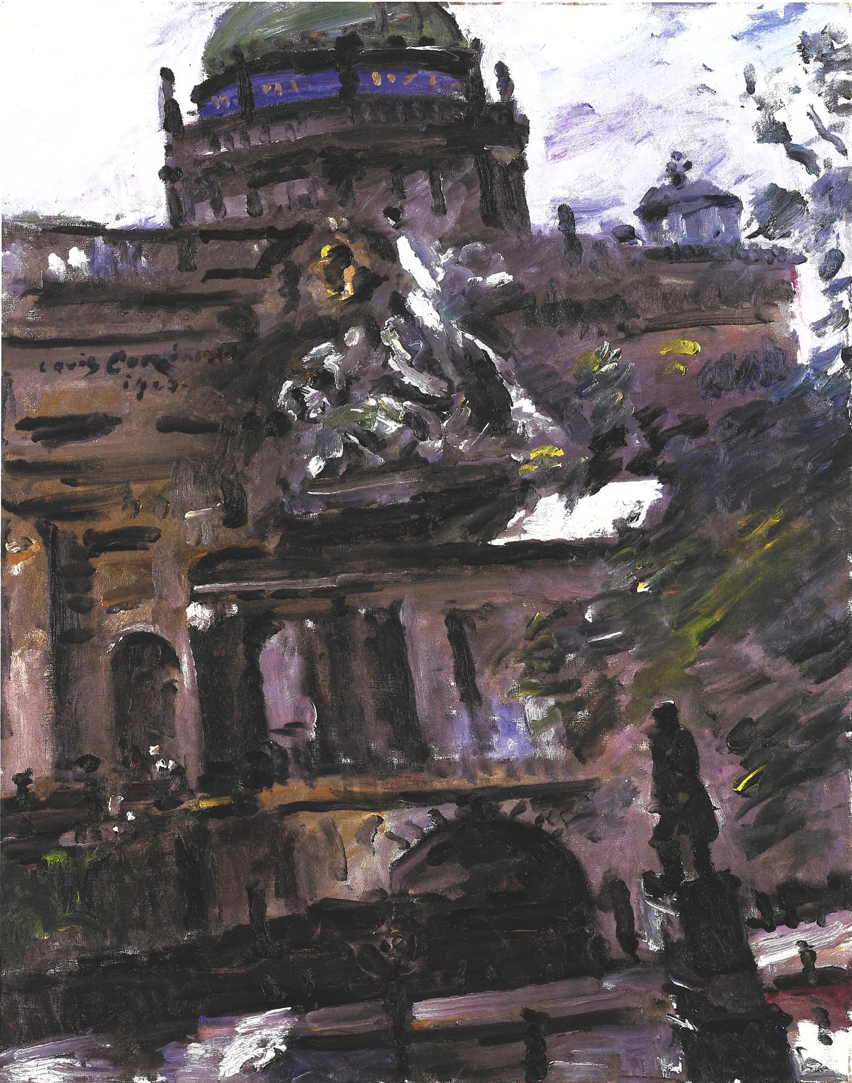 Die Schloßfreiheit in Berlin - Lovis Corinth image 1 tableau peint à l’huile sur toile