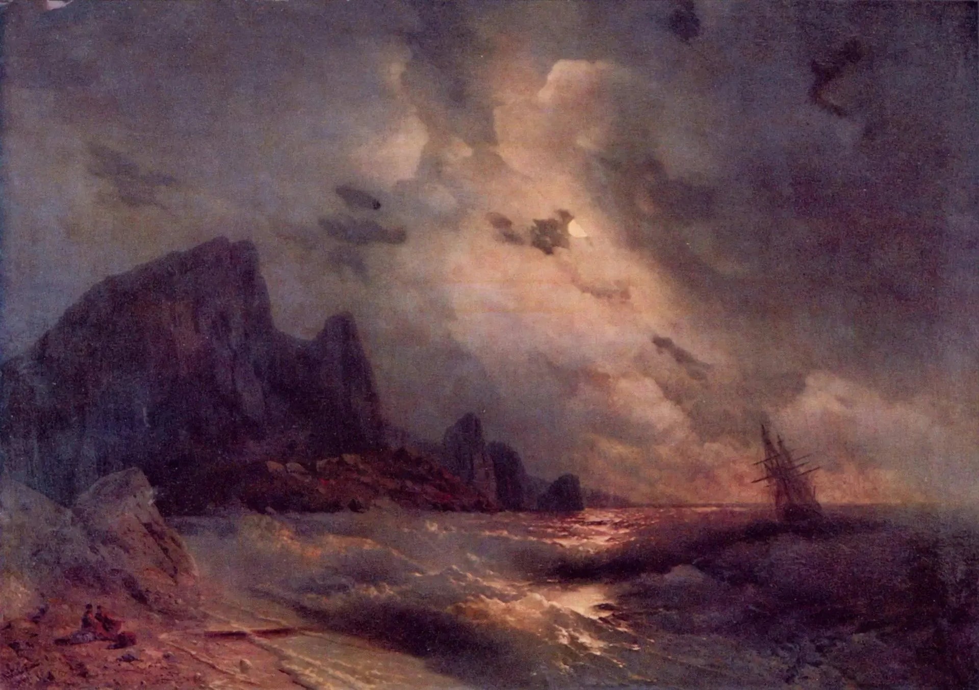 Die See - Ivan Aïvazovski image 1 reproduction artisanale de tableau