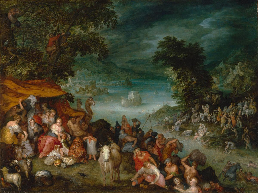 Die Sintflut mit der Arche Noah - Jan Brueghel le Jeune