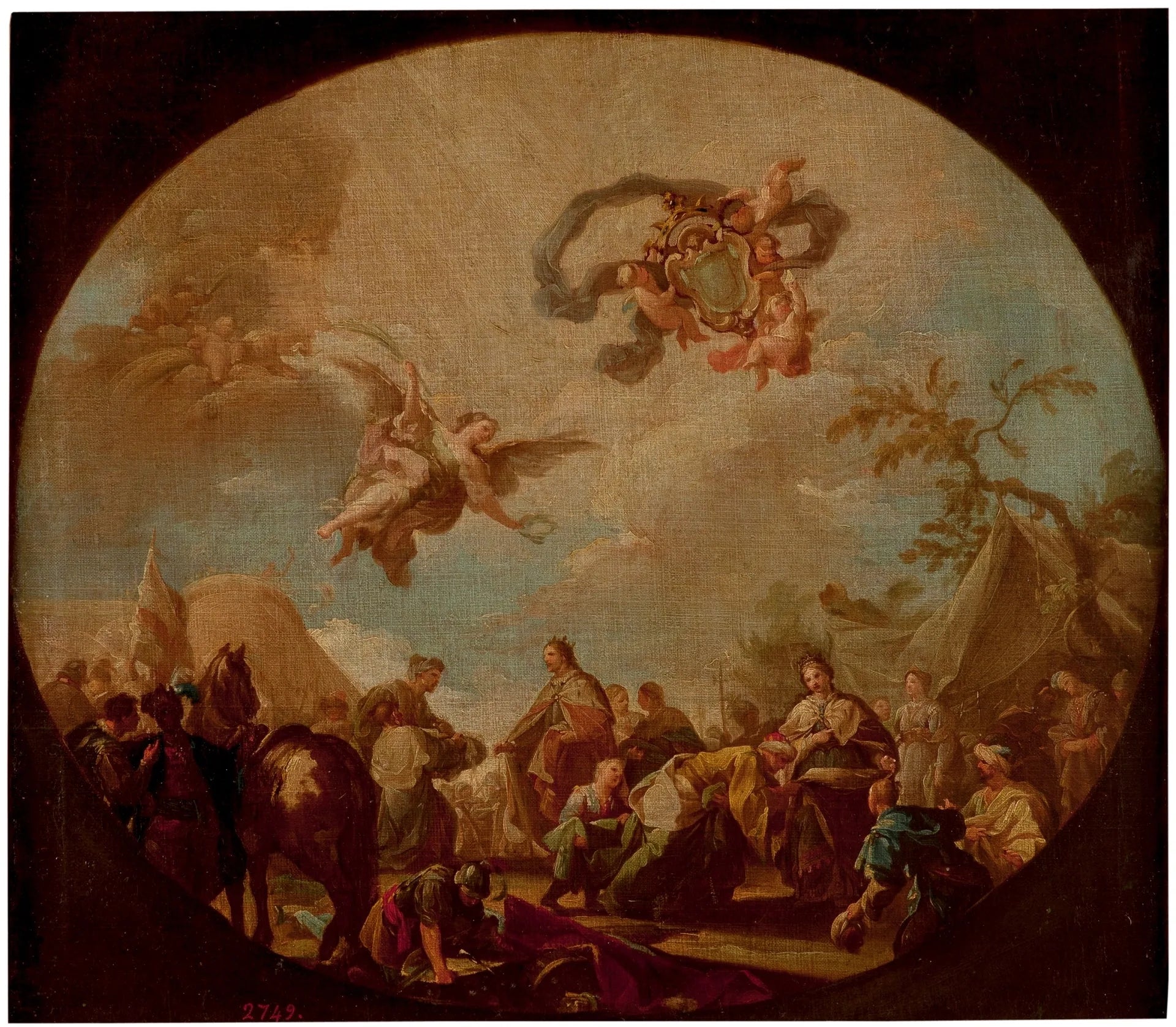Die Übergabe von Granada (Francisco Bayeu) - Francisco Bayeu image 1 copie de tableau peinte à la main