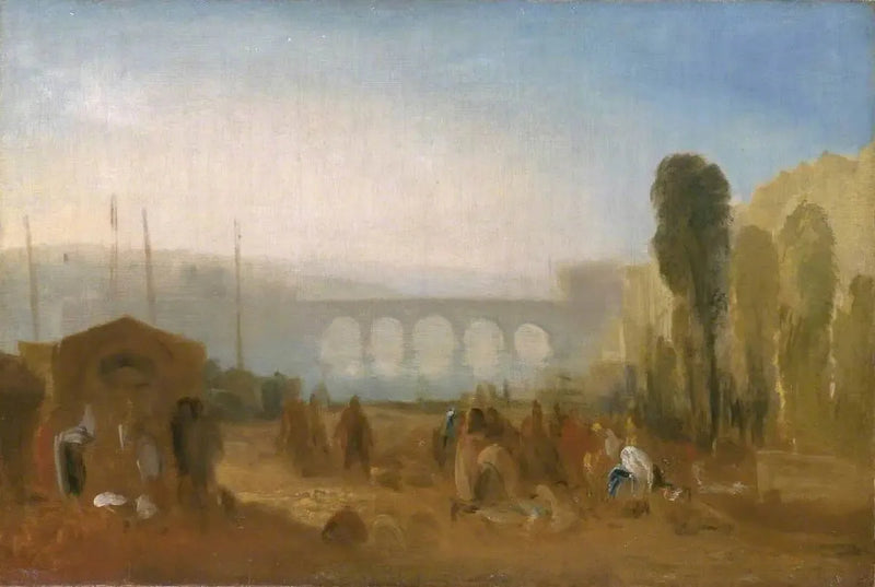 Dieppe: The Port from the Quai Henri IV - J. M. W. Turner