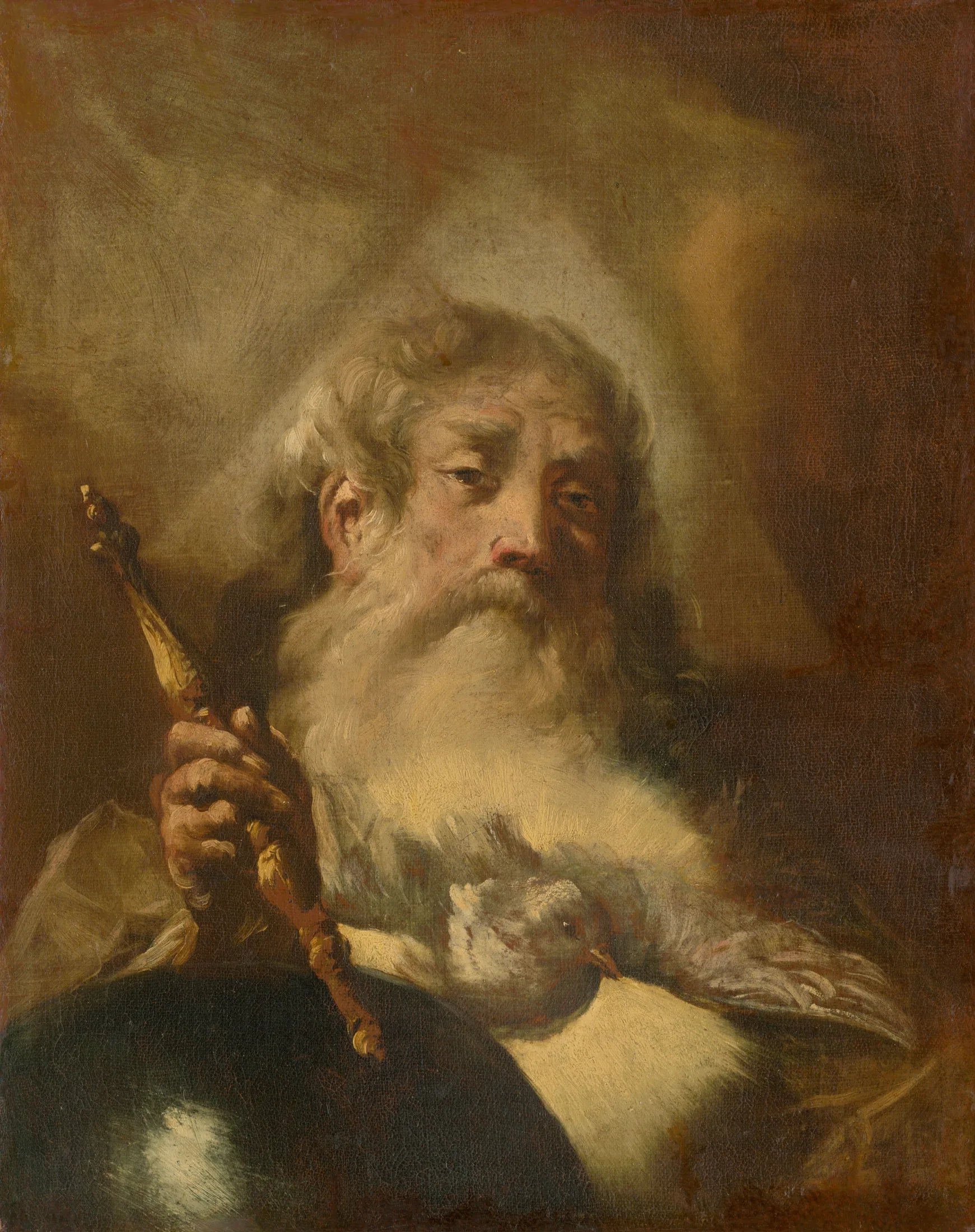 Dieu le Père - Giovanni Battista Piazzetta image 1 reproduction de peinture à l’huile
