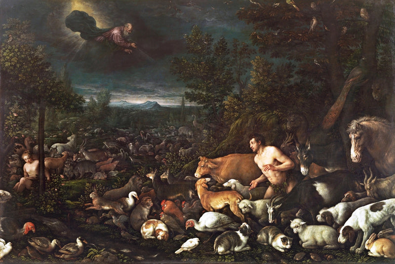 Dieu réprimande Adam - Francesco Bassano le Jeune