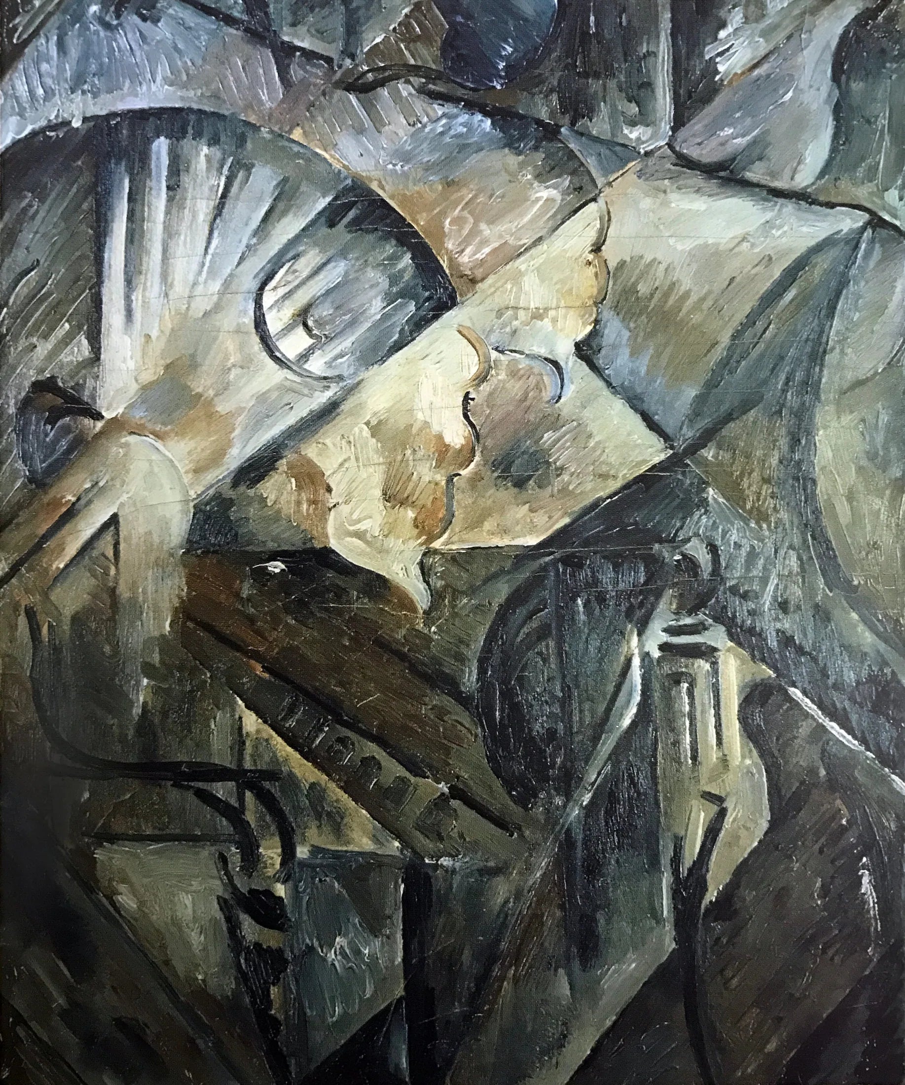 Digue - Olga Rozanova image 1 reproduction artisanale de tableau