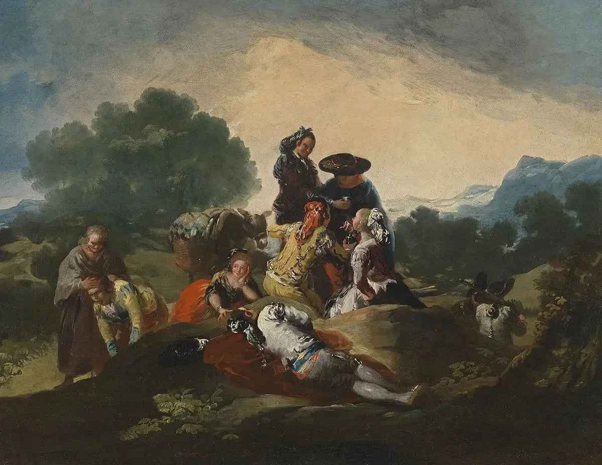 Dinde plumée - Francisco de Goya image 1 copie de tableau peinte à la main