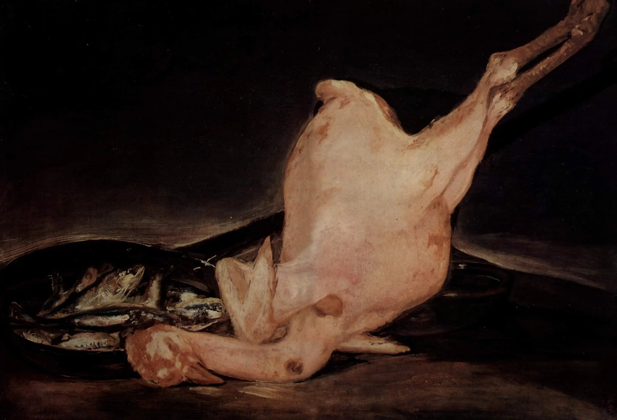 Dinde plumée - Francisco de Goya image 1 reproduction d’œuvre d’art à l’huile
