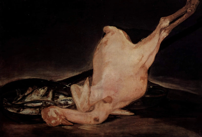 Dinde plumée - Francisco de Goya