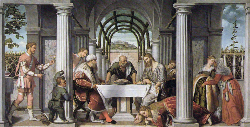 Dîner chez Simon le Pharisien - Alessandro Bonvicino