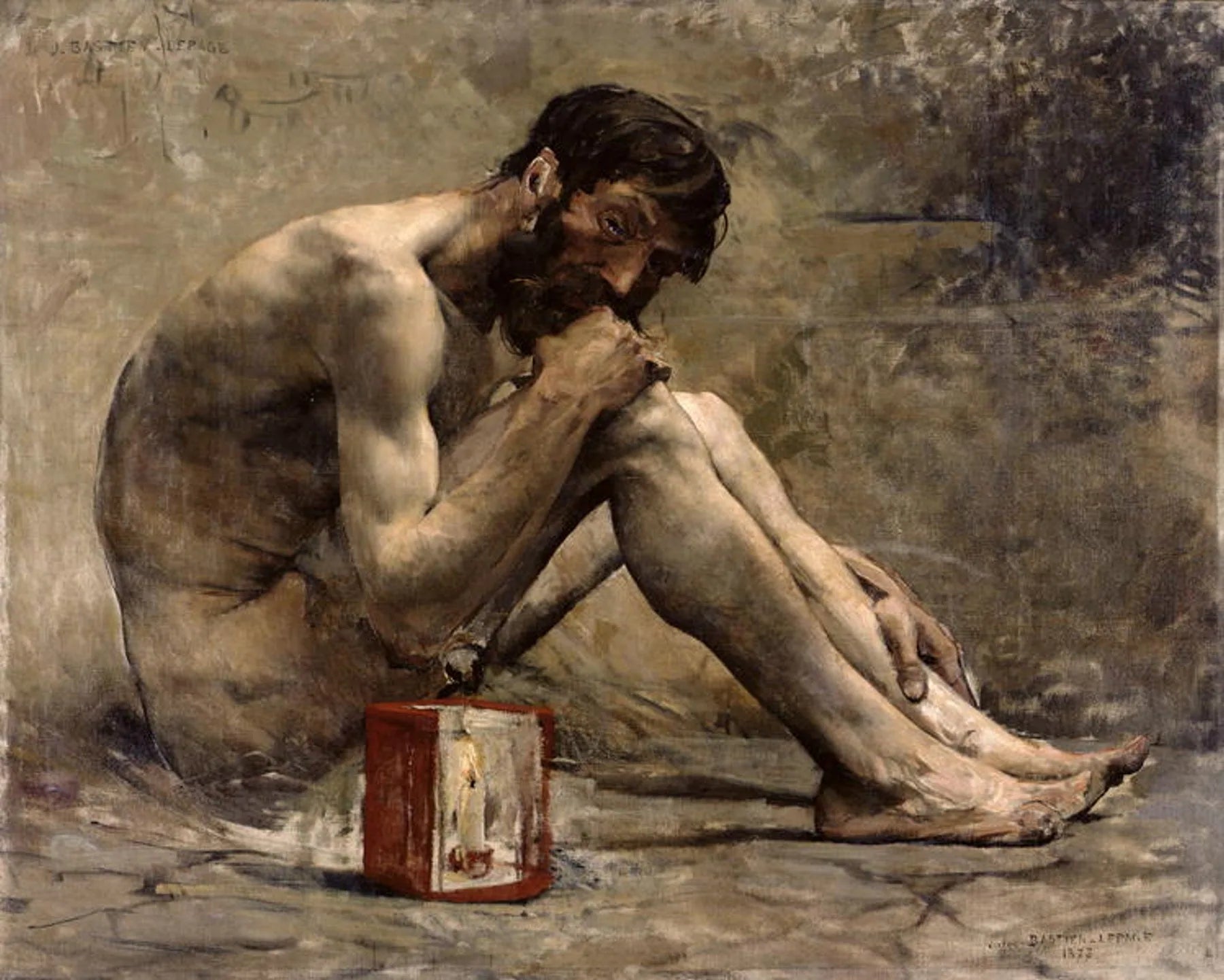 Diogène - Jules Bastien-Lepage image 1 copie peinte à la main à l’huile