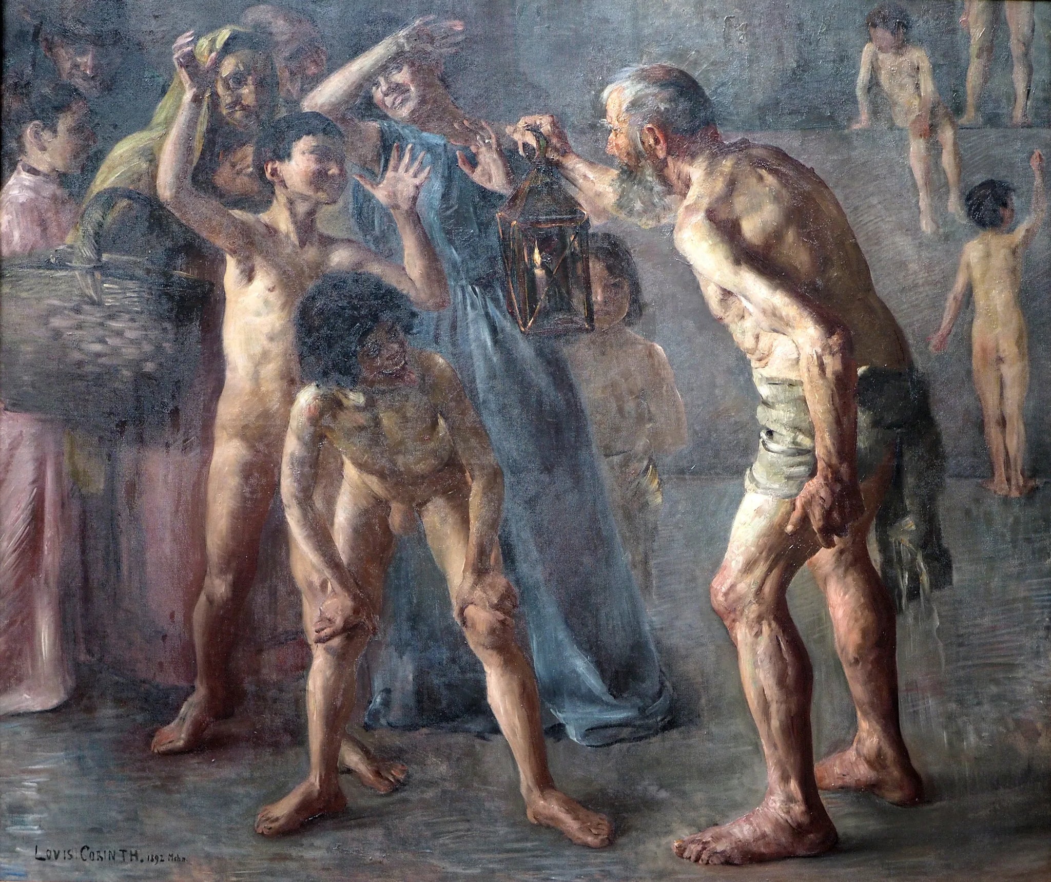 Diogène - Lovis Corinth image 1 copie de tableau peinte à la main