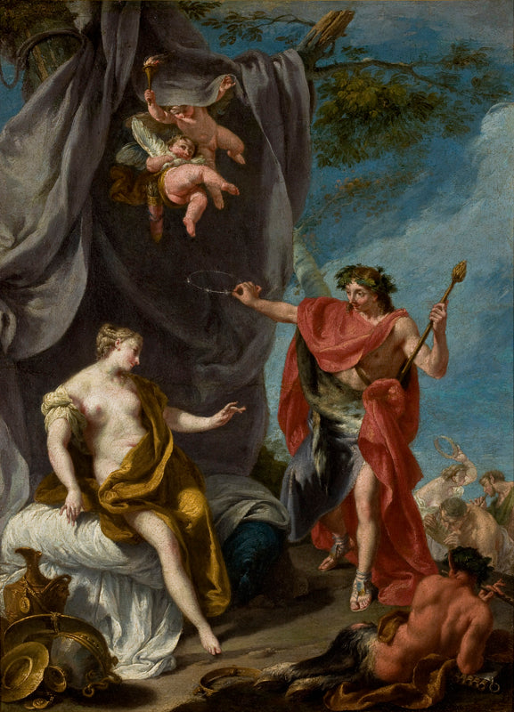 Dionysos et Ariane - Giovanni Battista Pittoni image 1 copie de tableau peinte à la main
