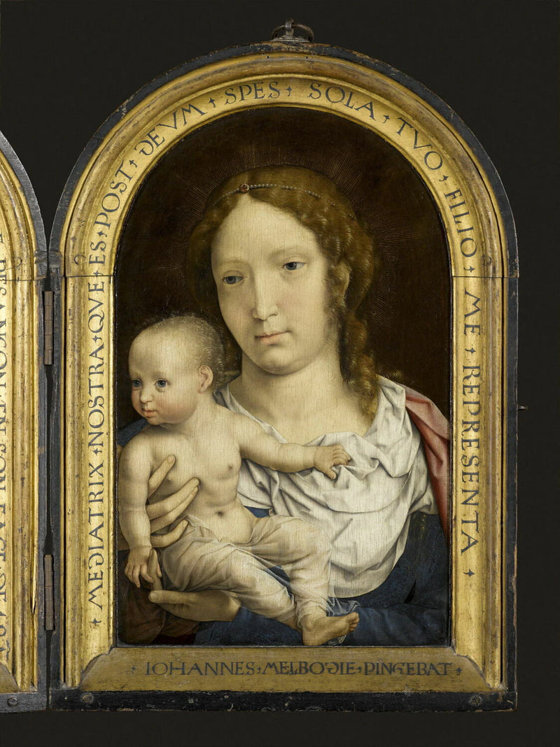 Diptyque Carondelet : La Vierge à l'Enfant - Jan Gossaert