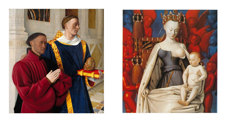 Diptyque de Melun : Vierge à l’Enfant - Jean Fouquet