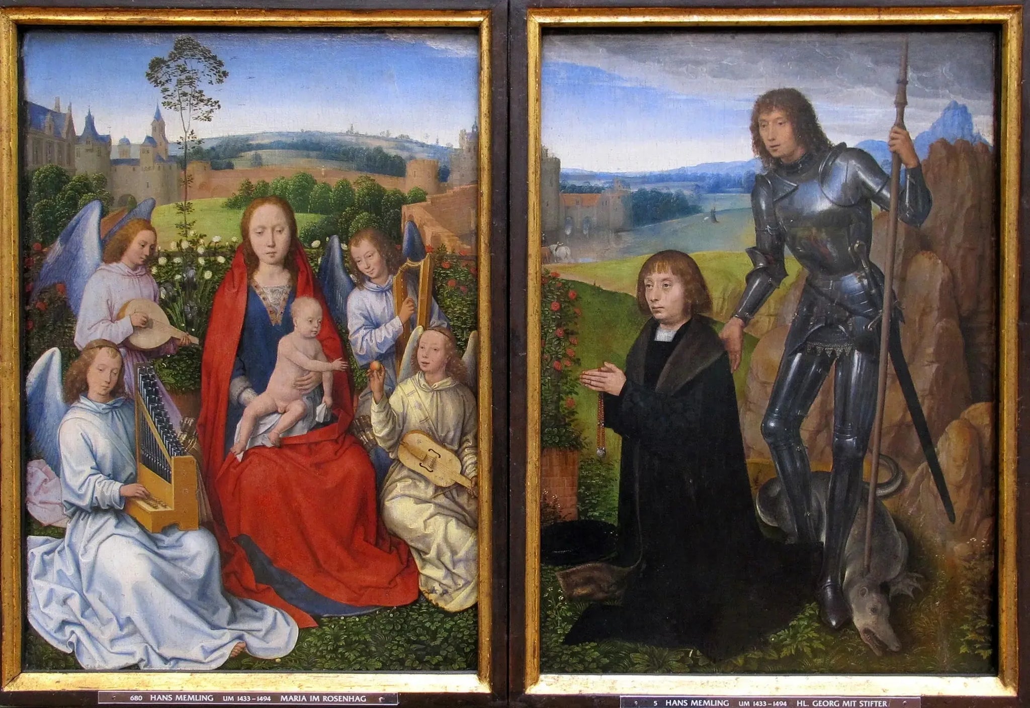 Diptyque de Munich - Hans Memling image 1 reproduction réalisée par Alpha Reproduction