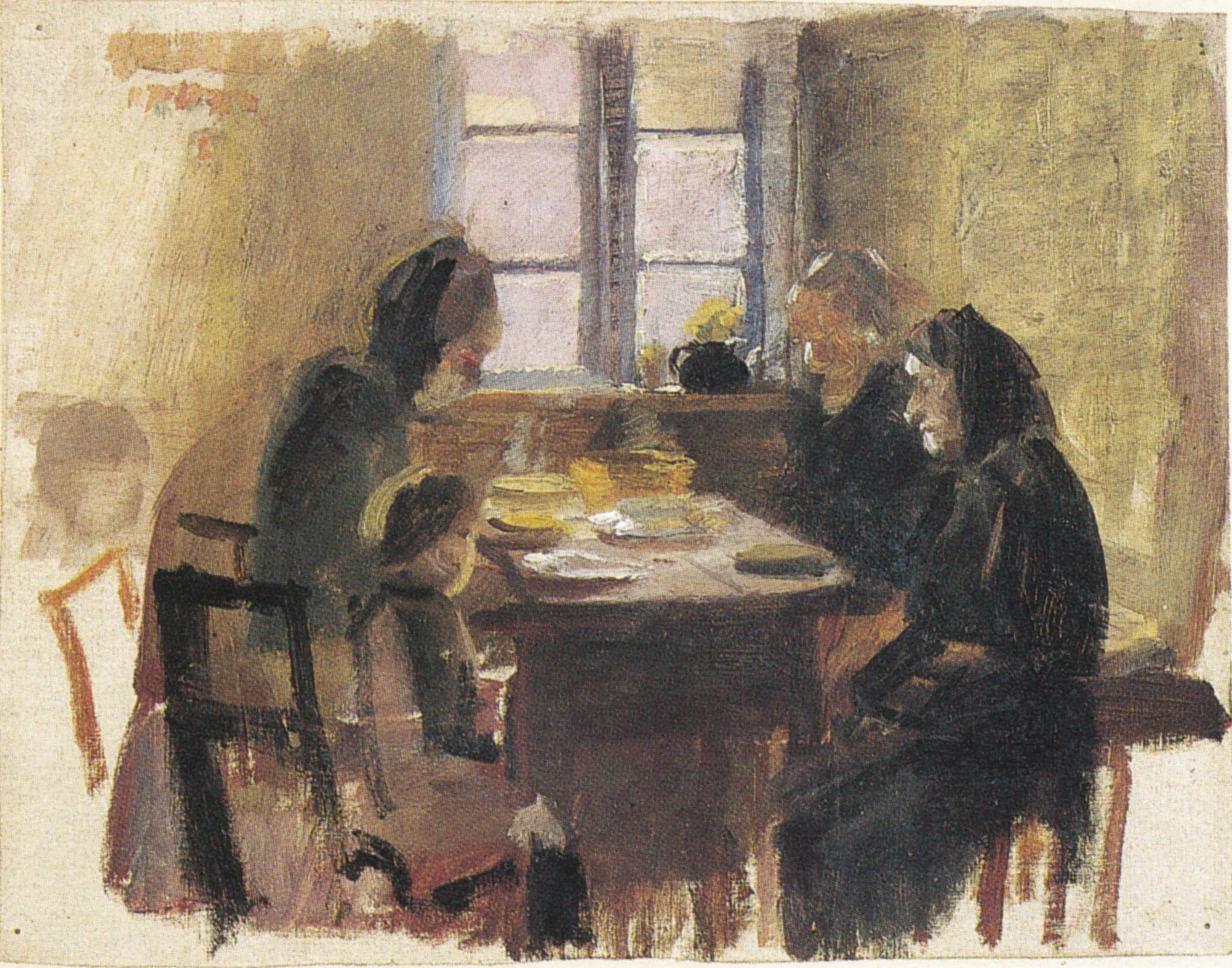 Dire la grâce (HAF3074) - Anna Ancher image 1 reproduction d’œuvre d’art à l’huile