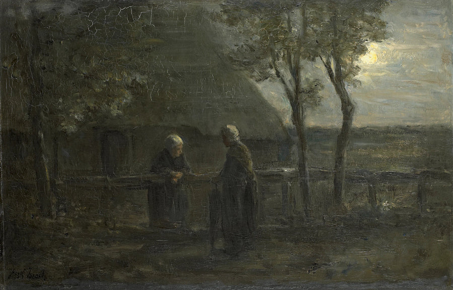 « Discussion entre voisins » - Jozef Israëls