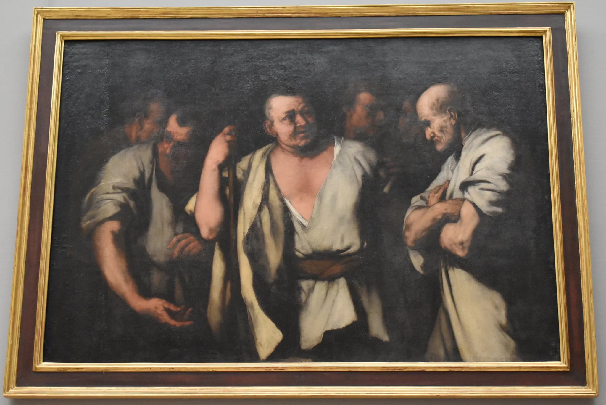 Dispute de philosophes - Luca Giordano image 1 tableau peint à l’huile sur toile