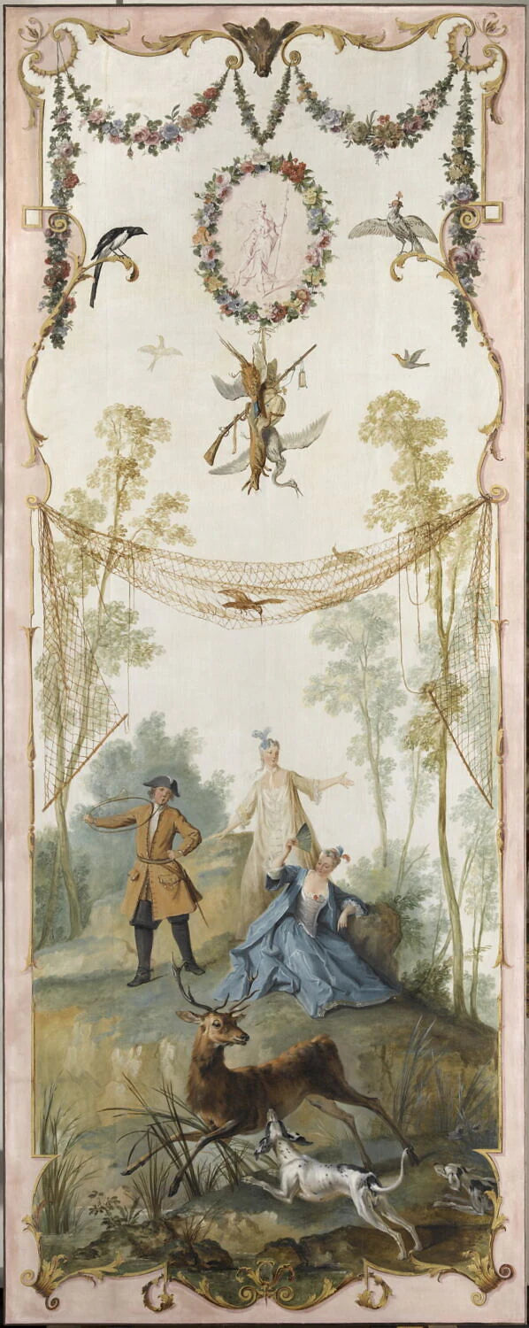 Les Divertissements champêtres : La Chasse - Jean-Baptiste Oudry