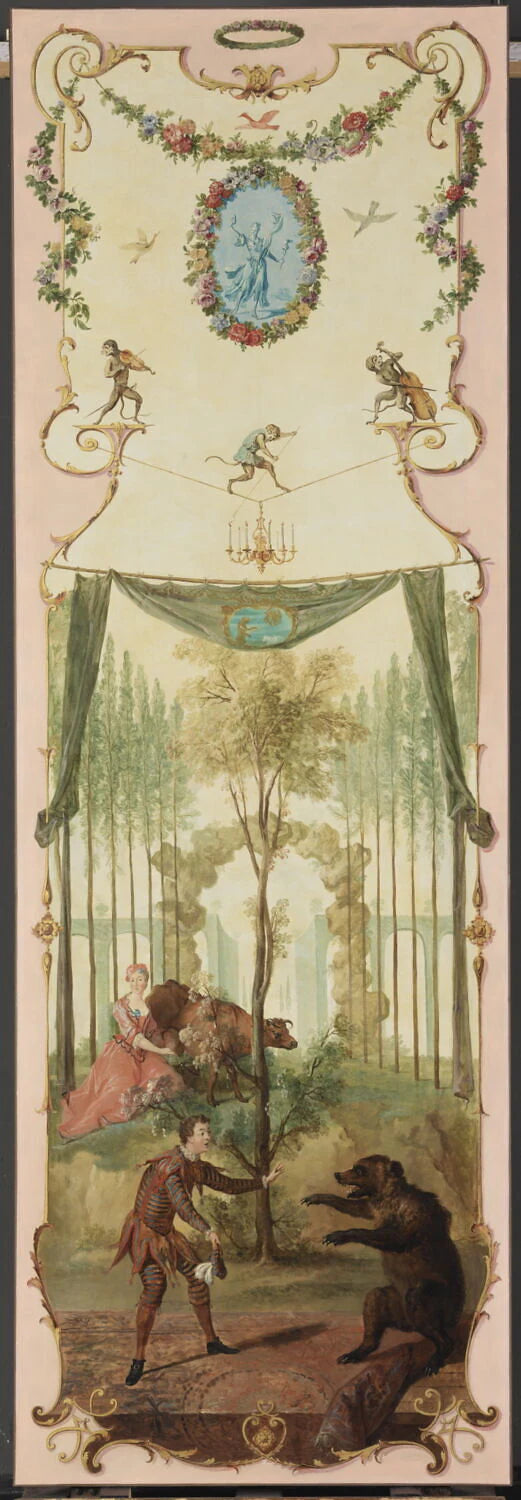 Les Divertissements champêtres : La Comédie burlesque - Jean-Baptiste Oudry