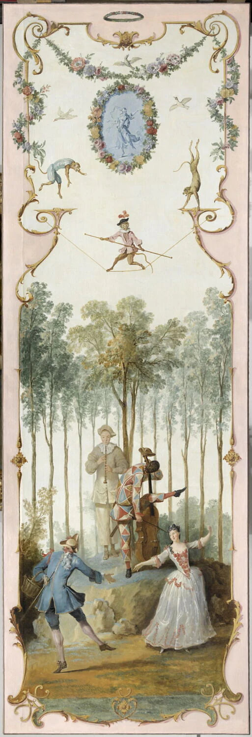 Les Divertissements champêtres : La Danse - Jean-Baptiste Oudry