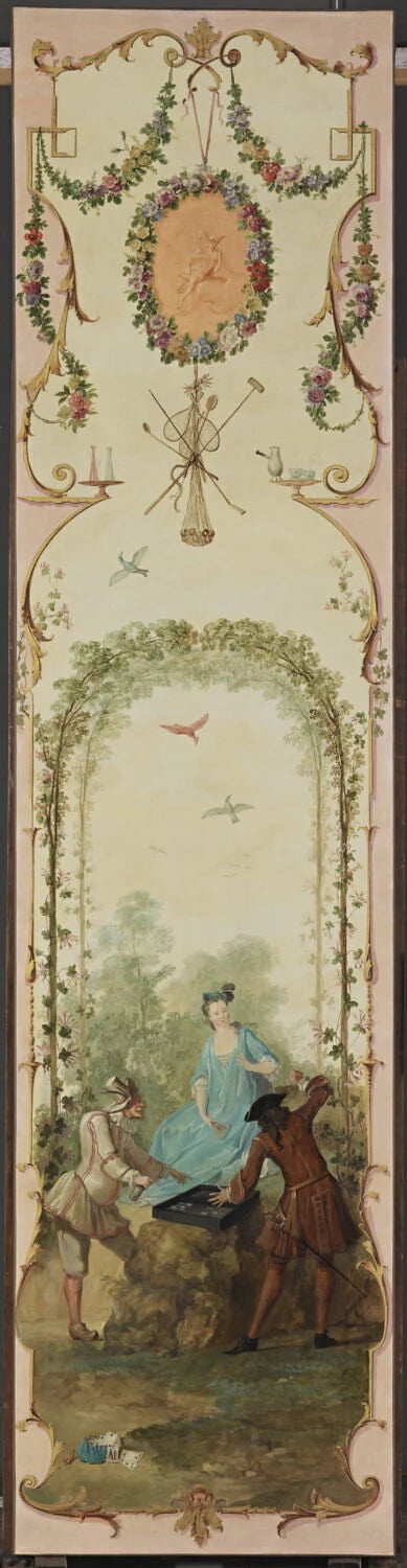 Les Divertissements champêtres : Le Jeu - Jean-Baptiste Oudry